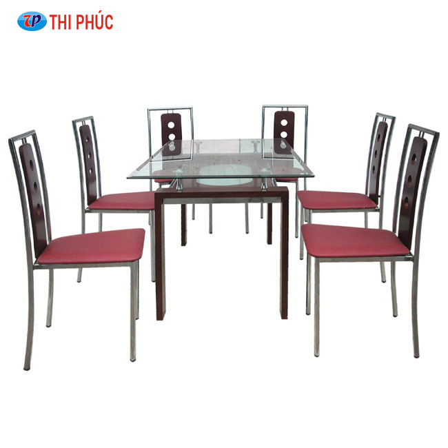 Bàn ghế ăn khung sắt Hòa Phát B51 - G51