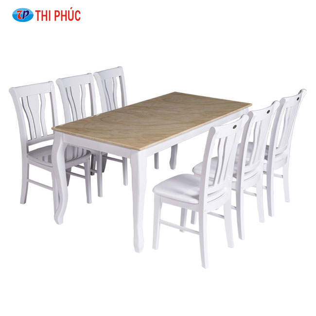 Bàn ghế ăn mặt đá nhân tạo HGB61A-B - HGG61