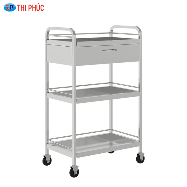 Xe đẩy dụng cụ y tế XE3T01I