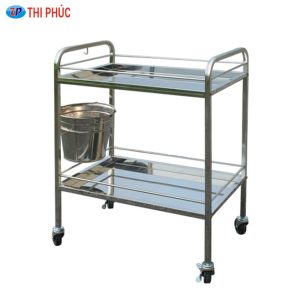 Xe đẩy y tế 2 tầng XED01