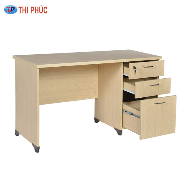 Bàn làm việc gỗ AT AT100SHL3D - AT120SHL3D