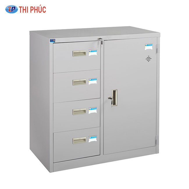 Tủ sắt ghép khối TU88-4D