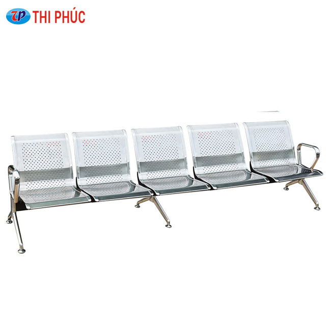 Ghế băng chờ inox 5 chỗ GPC04I-5