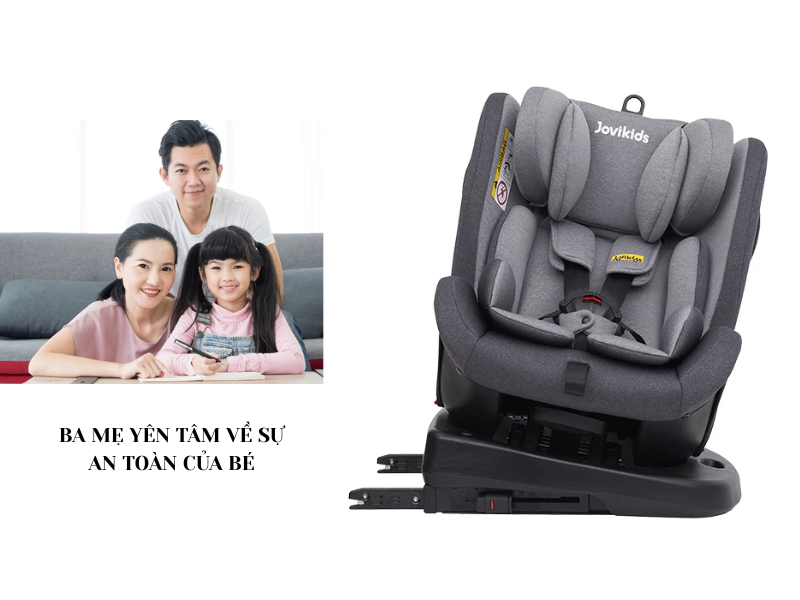 Ghế ngồi Ô tô trẻ em JOVIKIDS Baby Car Seat WD002 ANGELA – BA MẸ YÊN TÂM VỀ SỰ AN TOÀN CỦA BÉ